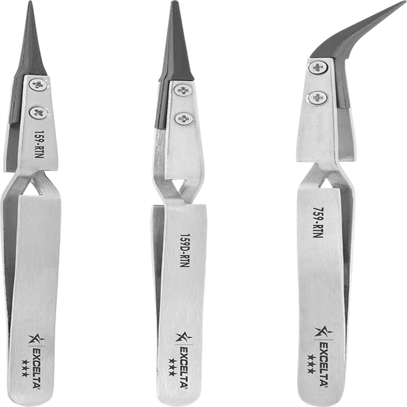 Excelta Reverse-Action Tweezers:Surgical Tools:Forceps and Tweezers