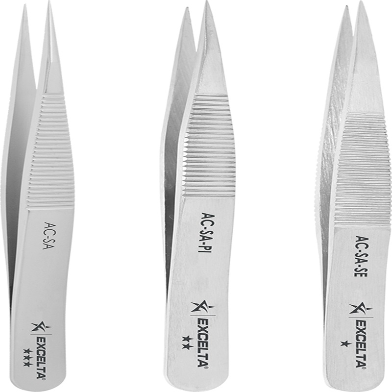 Excelta Corporation 815-SA-SE Tweezers - Small Parts Handling