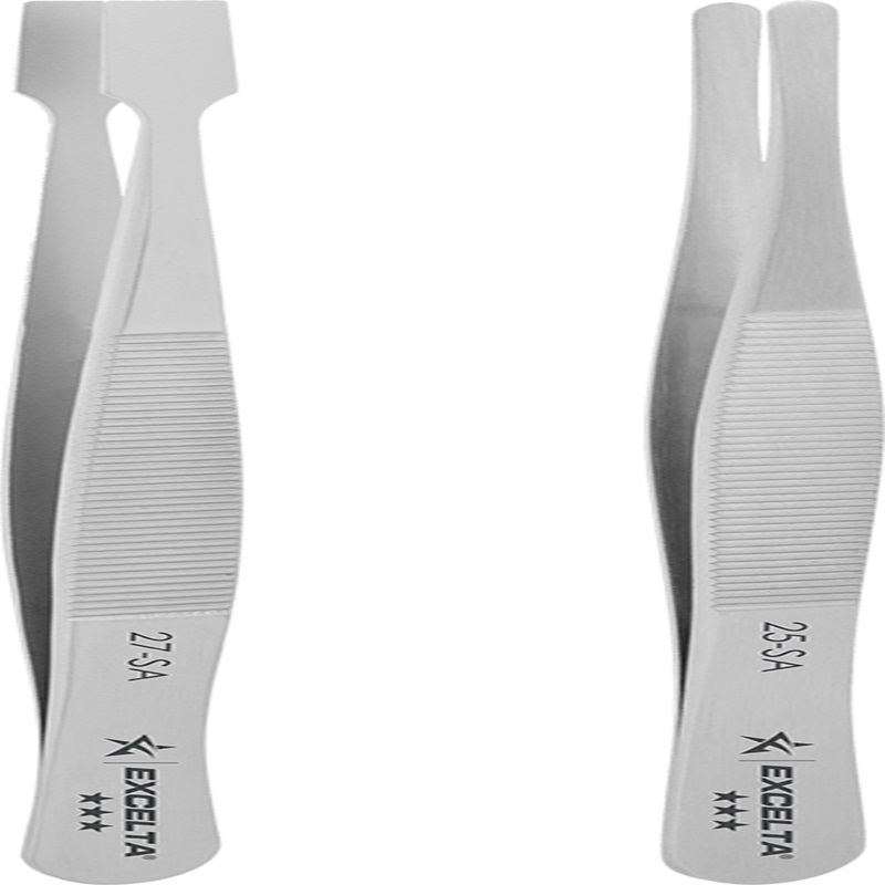 Excelta Corporation 27-SA Tweezers - Straight Flat .247 x